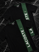 Camisa Lacoste Letreiro 100% Algodão Pima